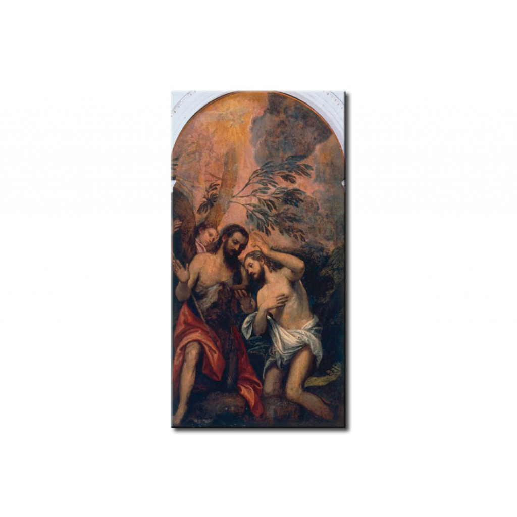 Schilderij  Paolo Veronese: Baptism Of Christ