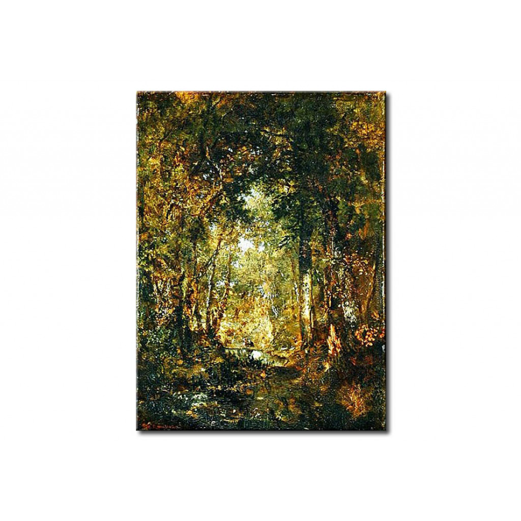 Reprodução Da Pintura Famosa In The Wood At Fontainebleau