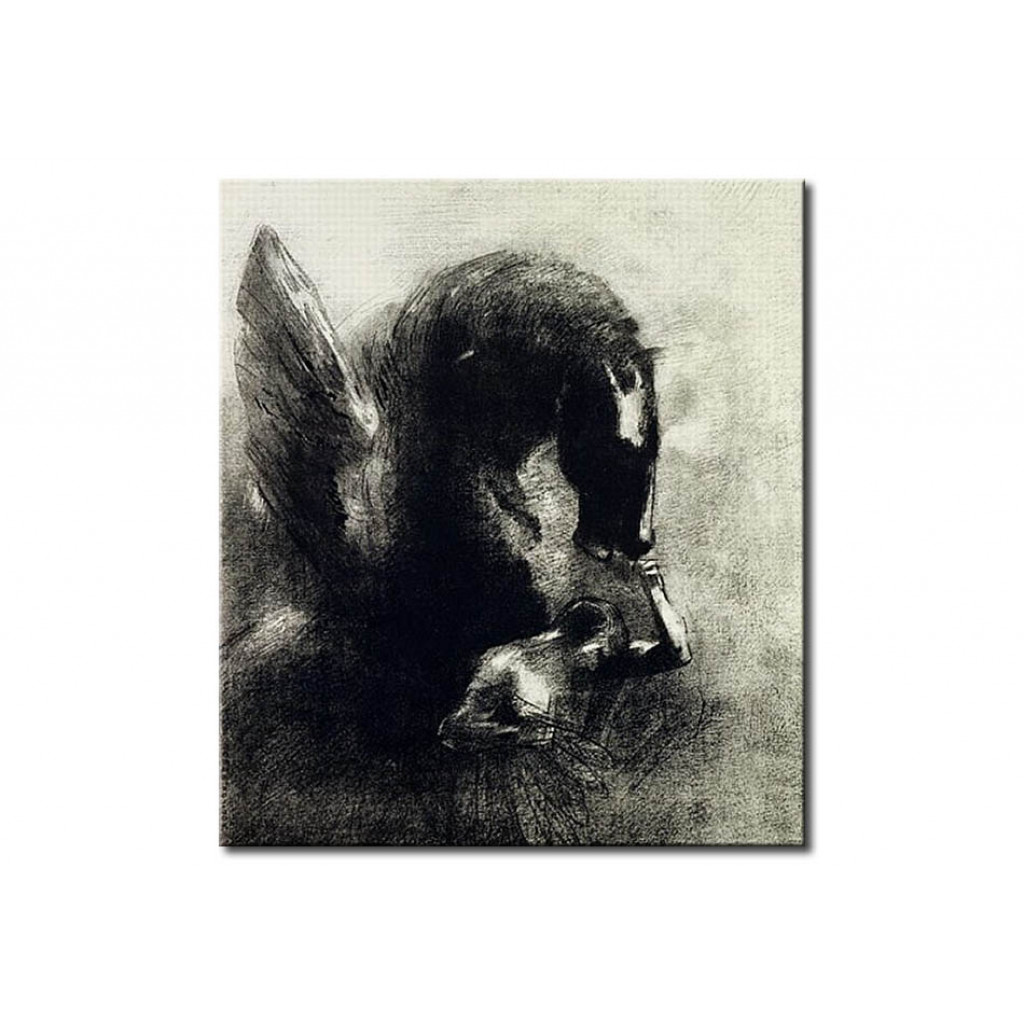 Schilderij  Odilon Redon: Pegasus