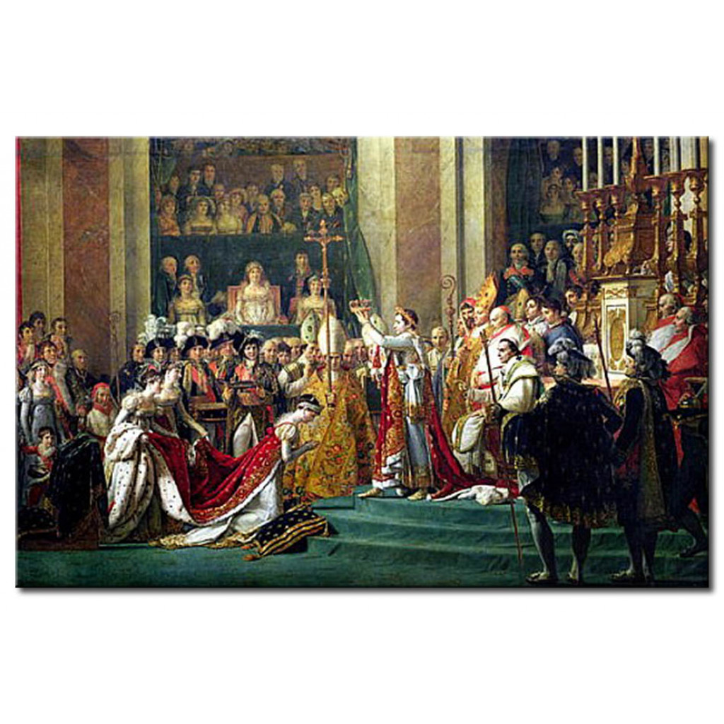 Canvastavla The Consecration Of The Emperor Napoleon