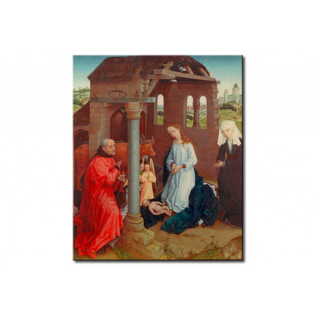 Schilderij  Rogier Van Der Weyden: Birth Of Christ