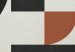 Obraz Czarne kształty - nieregularne figury geometryczne na białym tle  134828 additionalThumb 4
