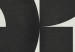 Obraz Czarne kształty - nieregularne figury geometryczne na białym tle  134828 additionalThumb 5