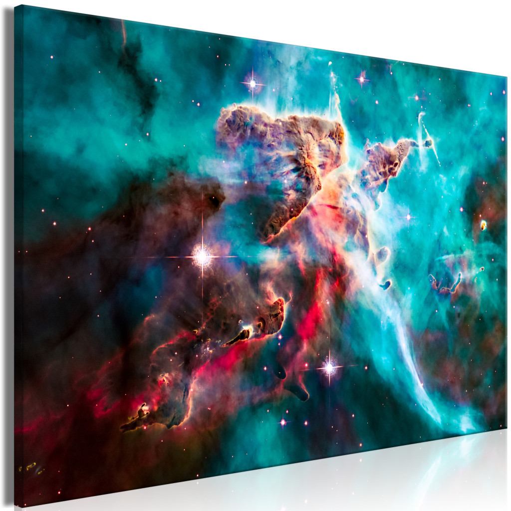 Duży Obraz XXL Galaktyczna Podróż - Fotografia Kolorowych Tworów Kosmosu