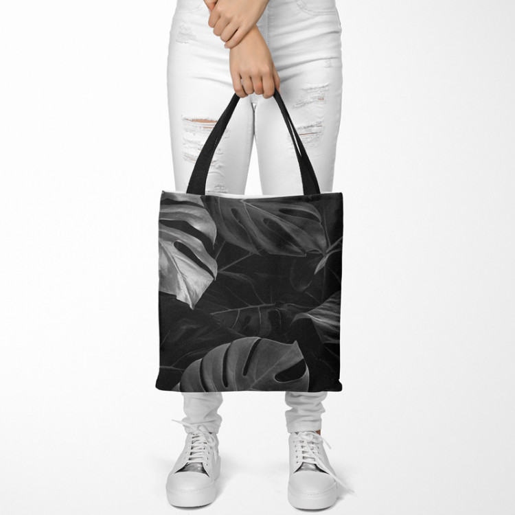Shoppingväska Nocturnal monstera - a composition with rich detail of egoztic plants 148528 additionalImage 2