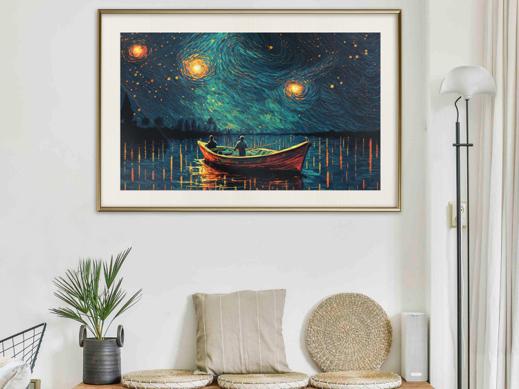 Cartel A Trip Under the Stars - An Impressionistic Landscape With a View of the Sea 151128 additionalImage 10