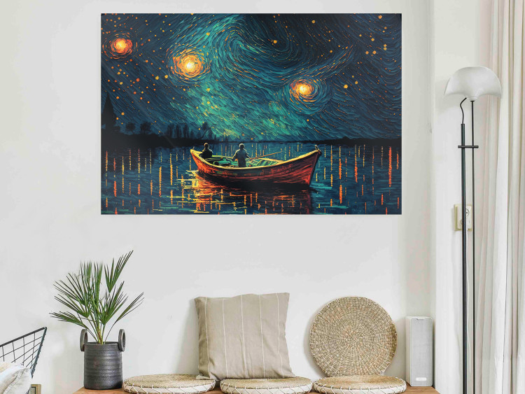 Cartel A Trip Under the Stars - An Impressionistic Landscape With a View of the Sea 151128 additionalImage 17