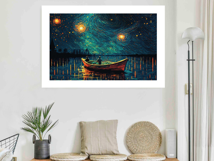 Cartel A Trip Under the Stars - An Impressionistic Landscape With a View of the Sea 151128 additionalImage 19
