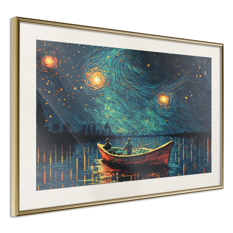 Cartel A Trip Under the Stars - An Impressionistic Landscape With a View of the Sea 151128 additionalImage 8