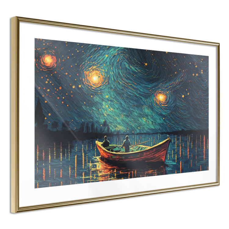 Cartel A Trip Under the Stars - An Impressionistic Landscape With a View of the Sea 151128 additionalImage 15