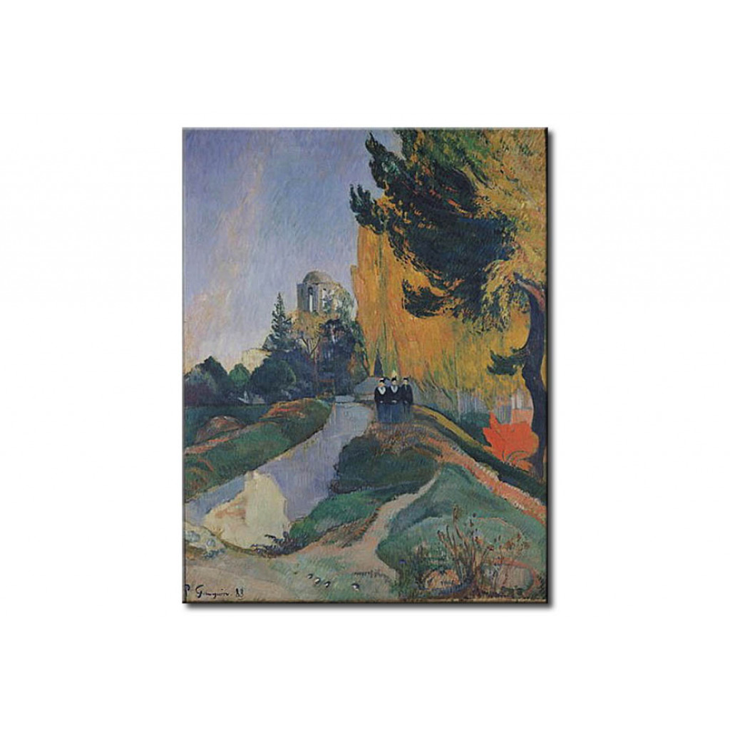 Schilderij  Paul Gauguin: The Alyscamps, Arles