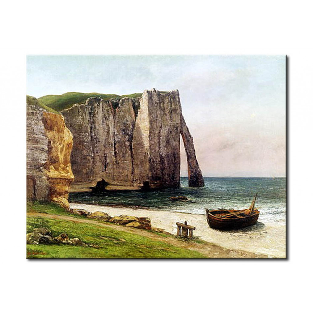 Målning The Cliffs At Etretat