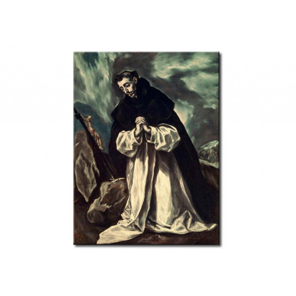 Schilderij  El Greco: St. Dominic Praying