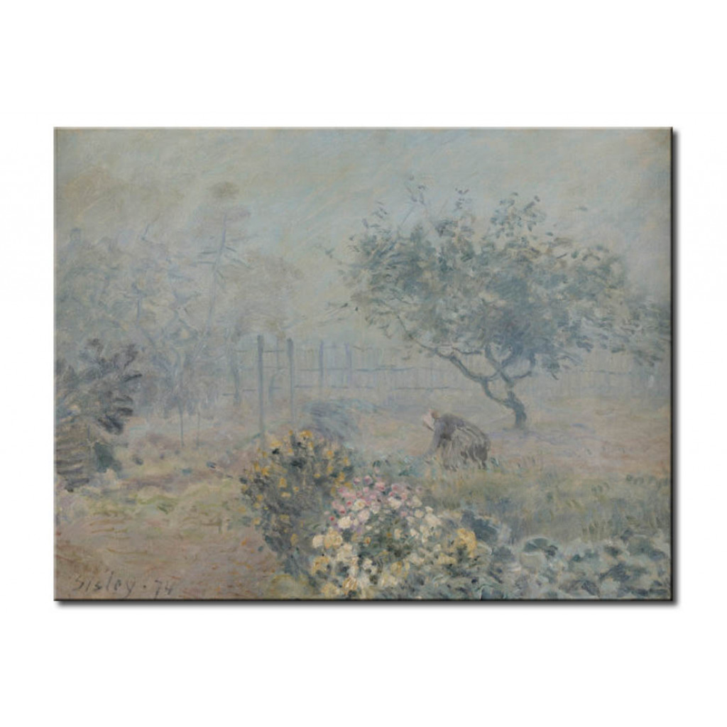 Schilderij  Alfred Sisley: Le Brouillard, Voisins