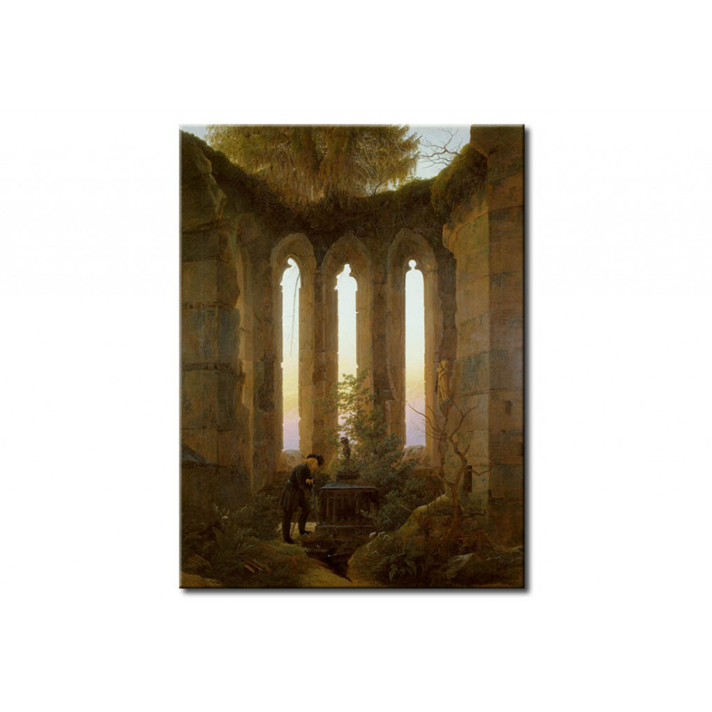 Schilderij  Caspar David Friedrich: Huttens'grave