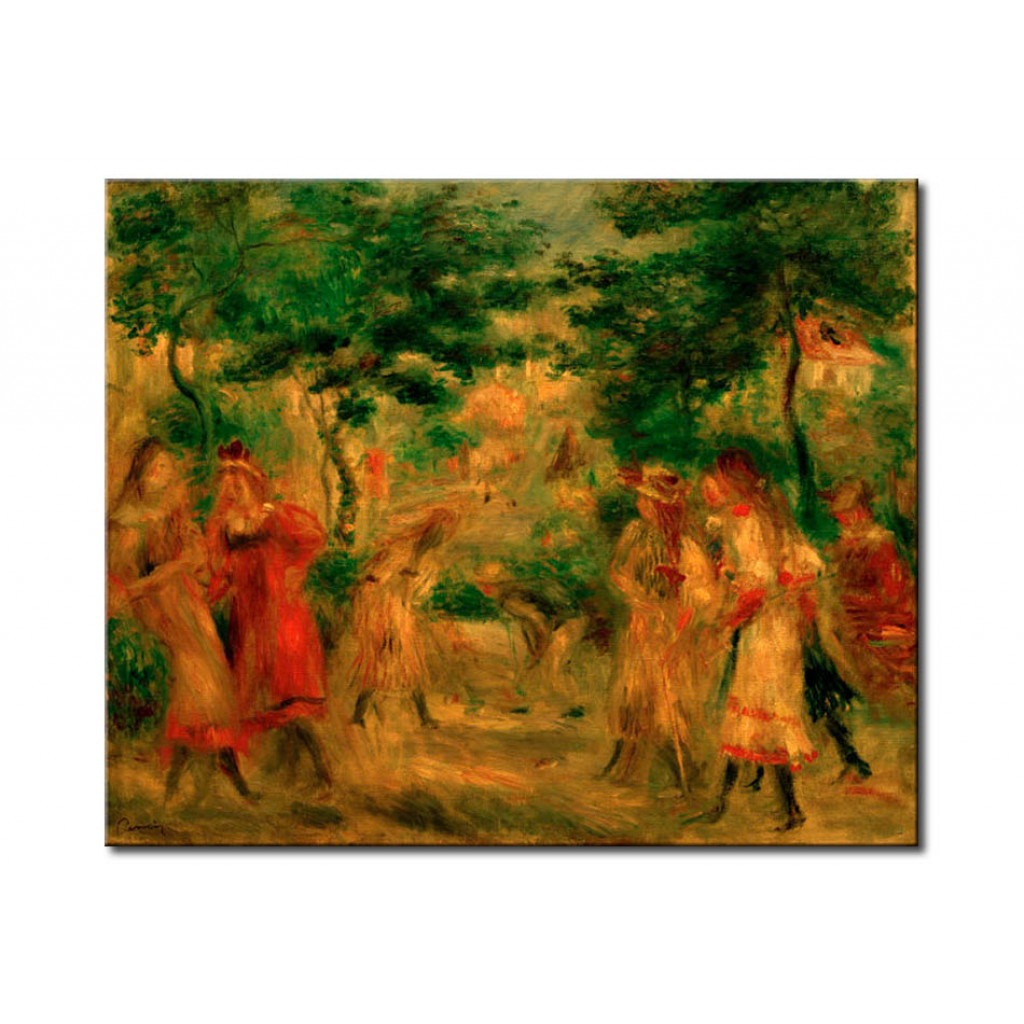 Schilderij  Pierre-Auguste Renoir: Enfants Dans Le Jardin De Montmartre