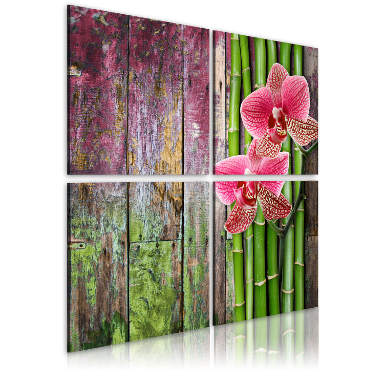 Obraz Bambus i orchidea 58828 additionalImage 2