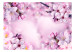 Photo Wallpaper Spring - purple composition of cherry blossoms on a background with flash effect 62328 additionalThumb 1