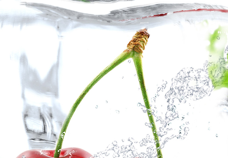 Obraz na szkle Frozen Cherries [Glass] 92728 additionalImage 5