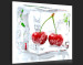 Obraz na szkle Frozen Cherries [Glass] 92728 additionalThumb 6