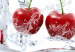 Obraz na szkle Frozen Cherries [Glass] 92728 additionalThumb 4