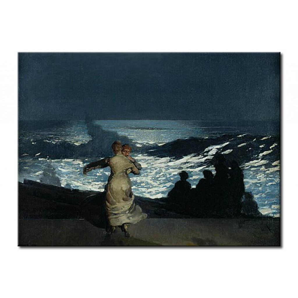 Schilderij  Winslow Homer: Summer Night