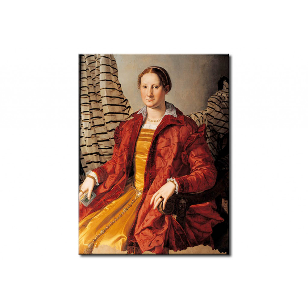 Schilderij  Agnolo Bronzino: Portrait Of A Woman