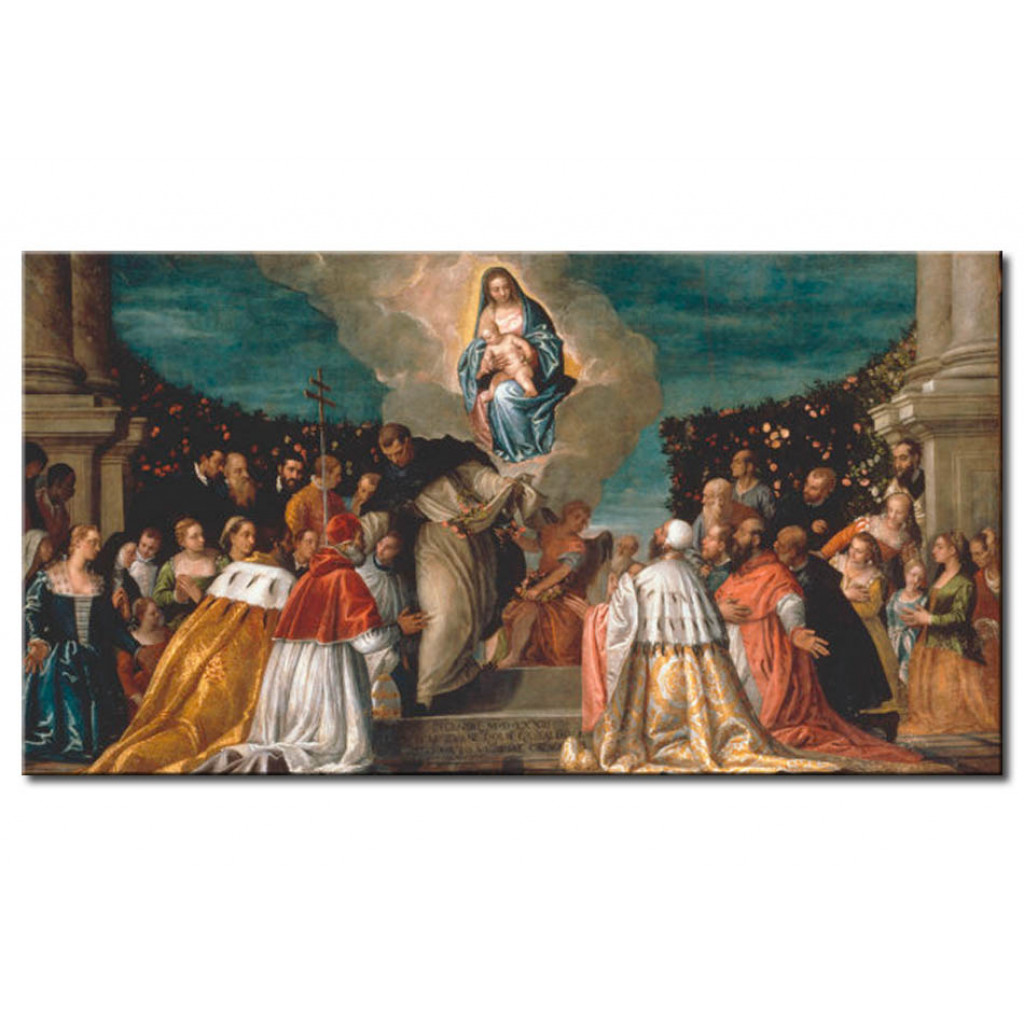 Schilderij  Paolo Veronese: La Madonna Del Rosario