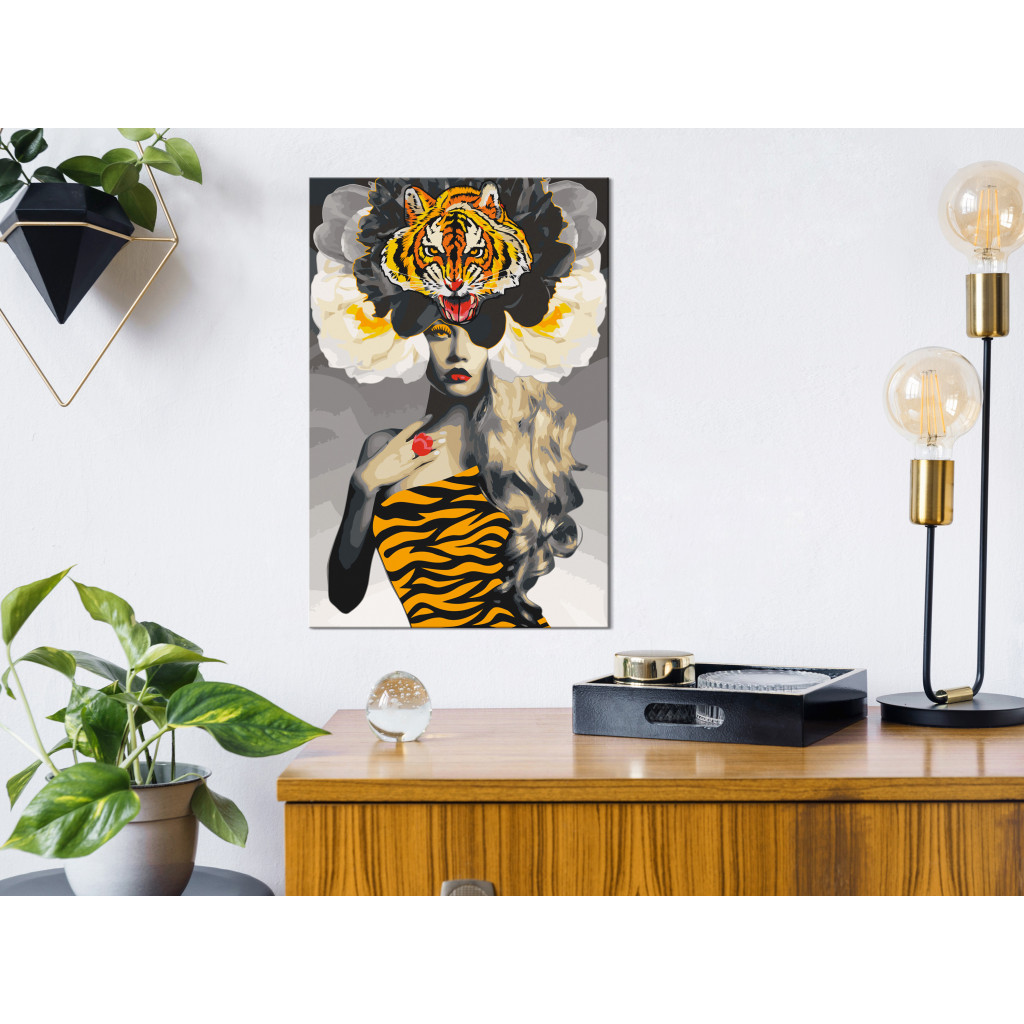 Obraz Do Malowania Po Numerach Oko Tygrysa