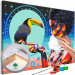 Paint by number Girl With a Toucan 132038