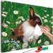 Wandbild zum Ausmalen Rabbit in the Meadow 134538 additionalThumb 3