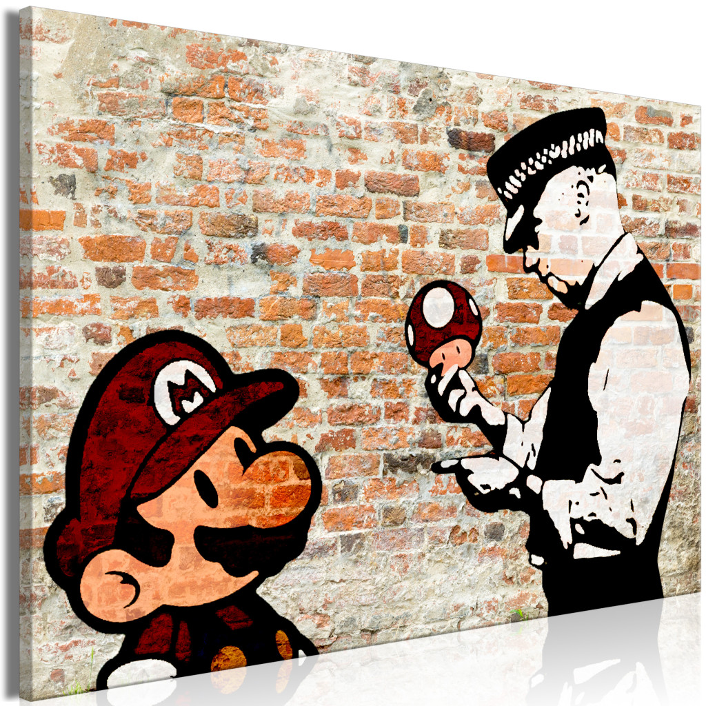 Schilderij Caught Mario [Large Format]