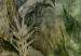 Carta da parati Nebbia verde - composizione con motivo di foglie e disegni 143038 additionalThumb 4