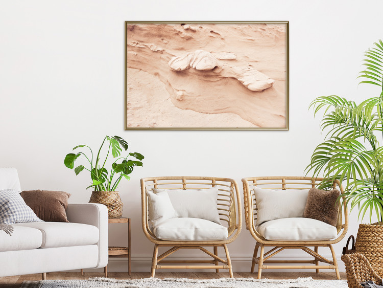 Plakat Tekstura skały - fotografia obrazująca fragment piaskowej formacji 145238 additionalImage 20