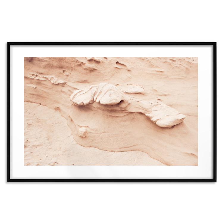 Plakat Tekstura skały - fotografia obrazująca fragment piaskowej formacji 145238 additionalImage 26