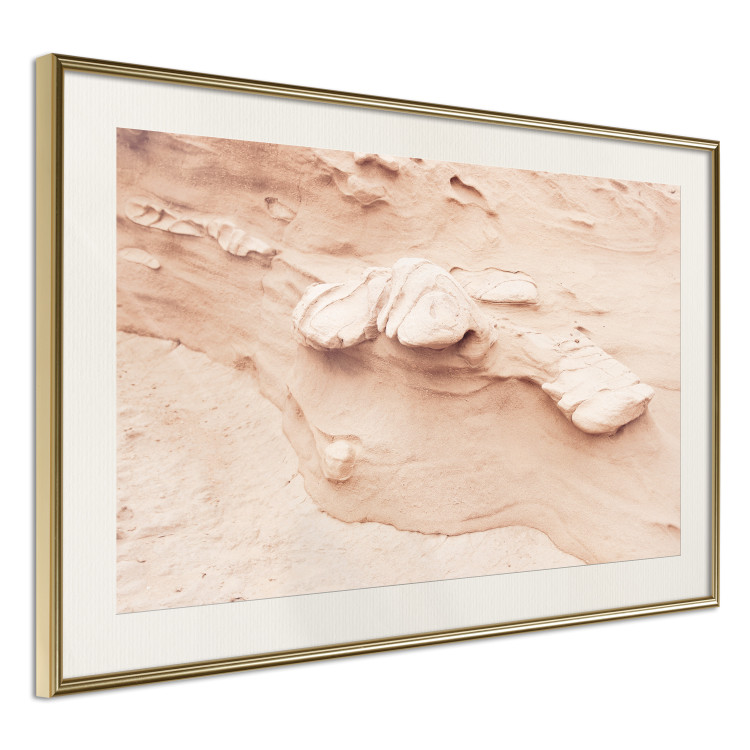 Plakat Tekstura skały - fotografia obrazująca fragment piaskowej formacji 145238 additionalImage 9