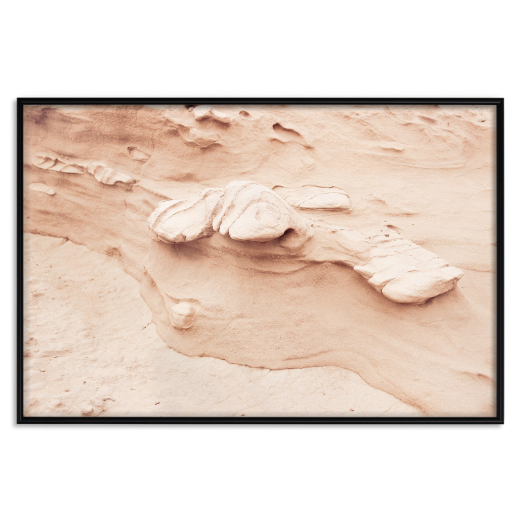 Plakat Tekstura skały - fotografia obrazująca fragment piaskowej formacji 145238 additionalImage 22