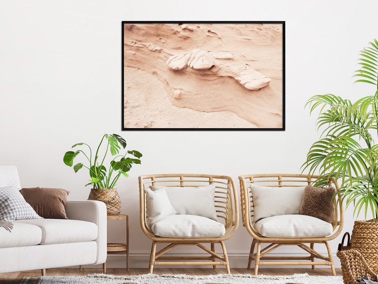 Plakat Tekstura skały - fotografia obrazująca fragment piaskowej formacji 145238 additionalImage 14