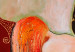 Bild auf Leinwand Mädchen (1-teilig) - Akt mit nackter Frau auf abstraktem Hintergrund 47538 additionalThumb 2
