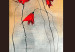 Pintura Janelas com papoilas (3 peças) - flores em um fundo em cores naturais 48538 additionalThumb 4
