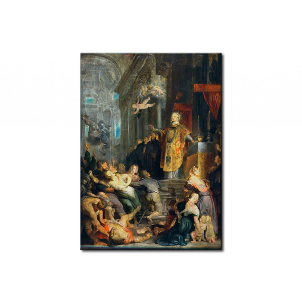 Målning The Wonder Of St. Ignatius Of Loyola