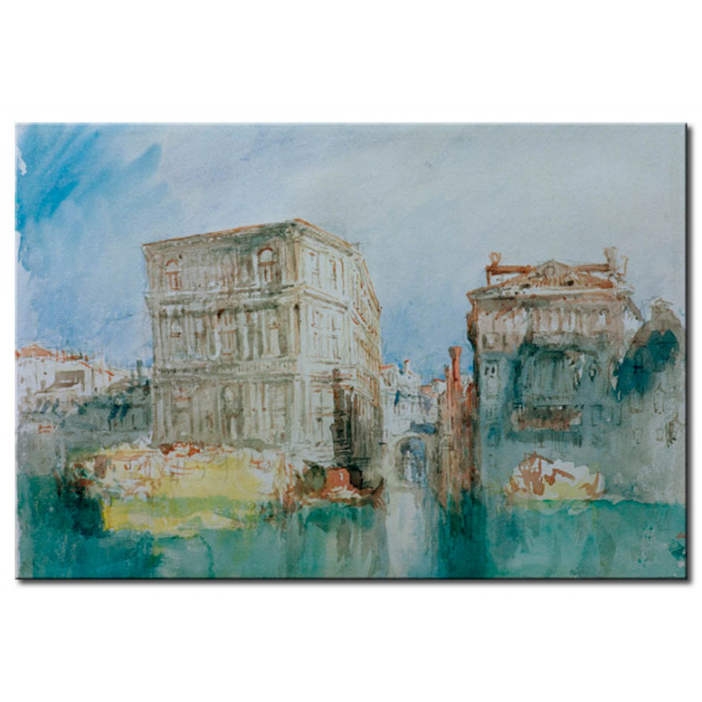 Schilderij  William Turner: Venice: The Casa Grimani And Rio San Luca On The Grand Ganal