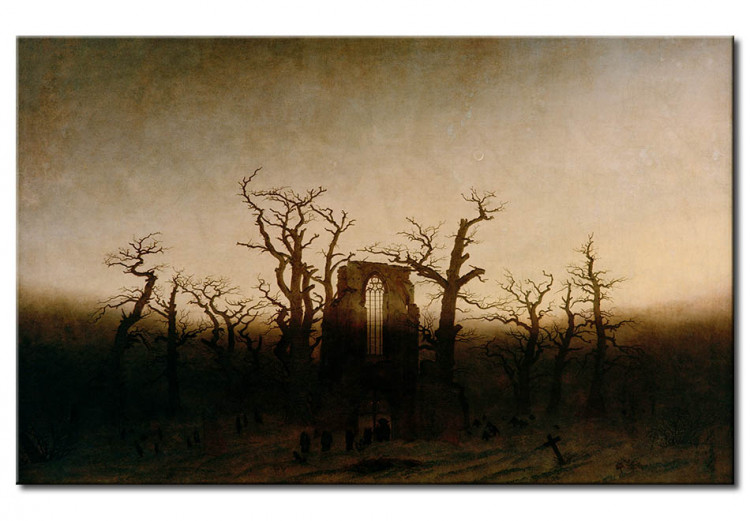 Réplica de pintura Abadía en el bosque de roble 54038