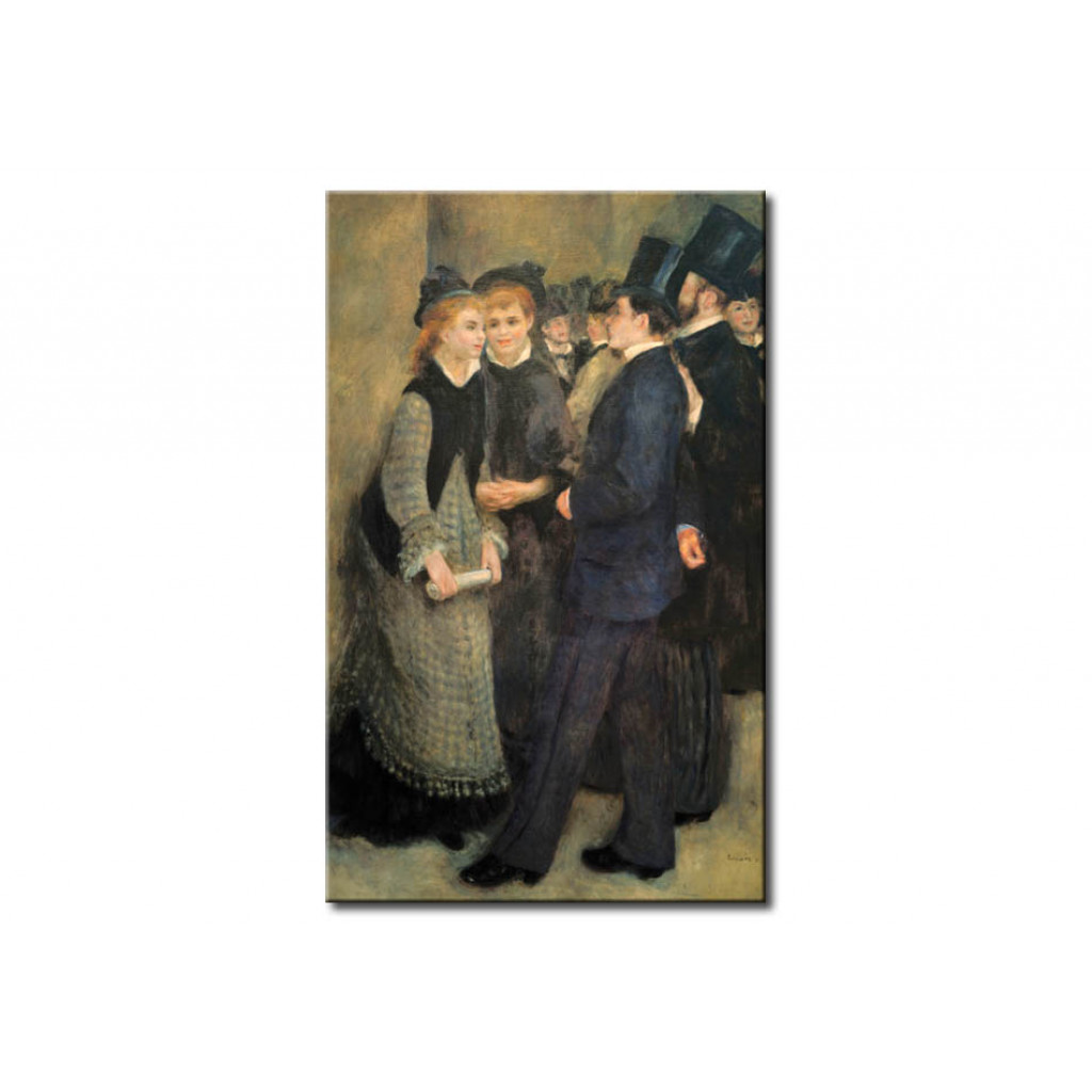 Schilderij  Pierre-Auguste Renoir: La Sortie Du Conservatoire