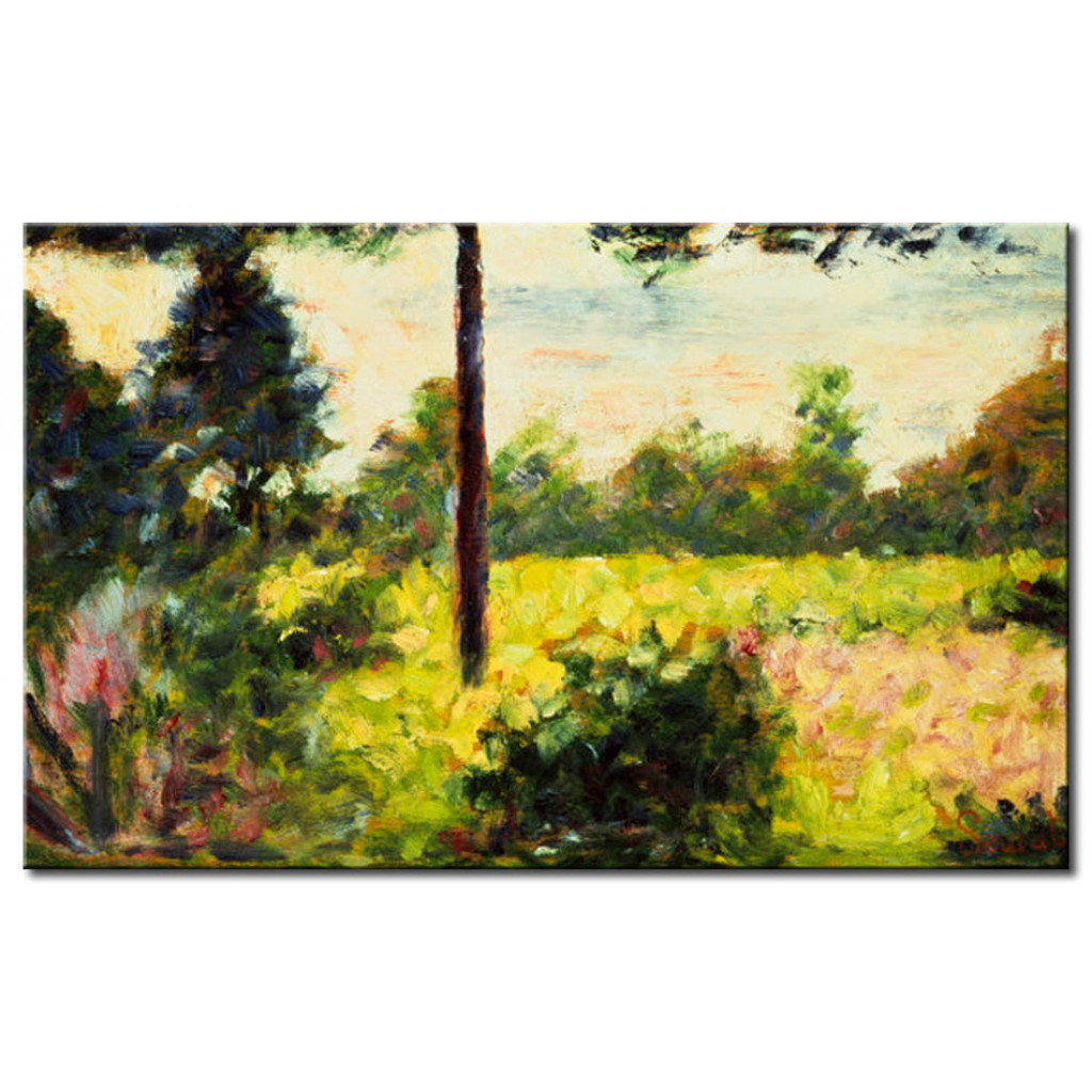 Schilderij  Georges Seurat: Forest Near Barbizon