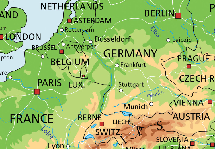 Ozdobna tablica korkowa Europa [Mapa korkowa] 92238 additionalImage 6