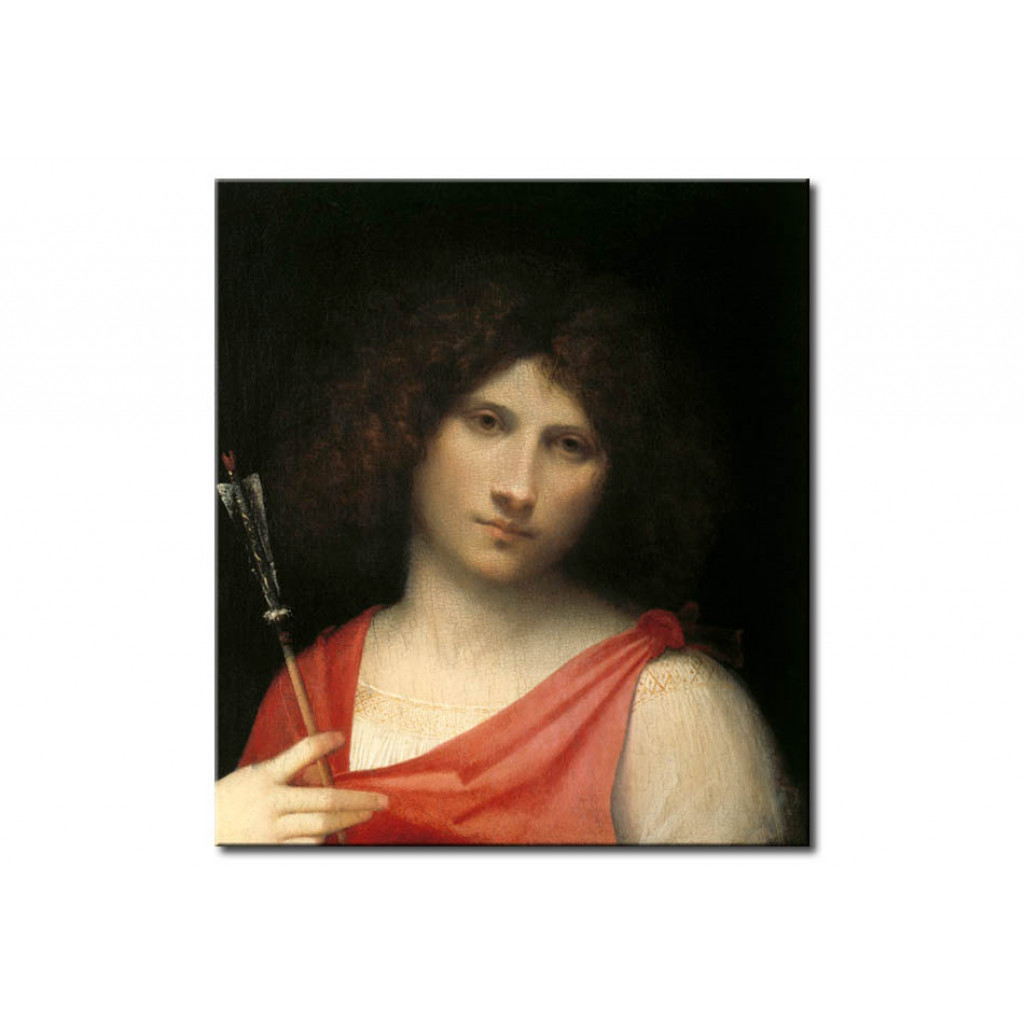 Schilderij  Giorgione: Youth With Arrow
