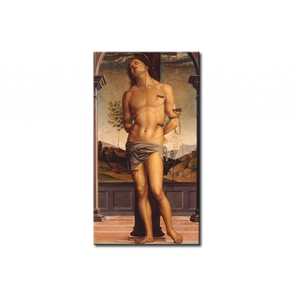 Schilderij  Pietro Perugino: Saint Sebastian