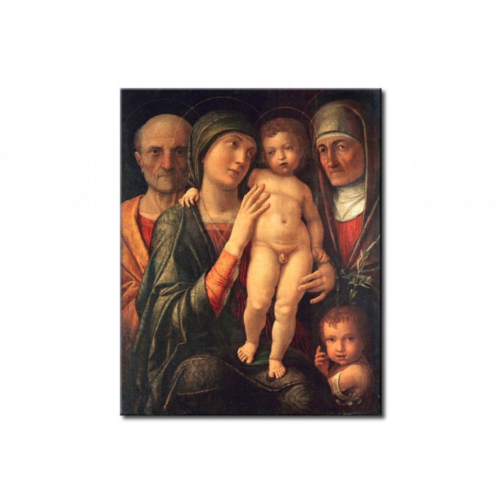 Schilderij  Andrea Mantegna: The Holy Family
