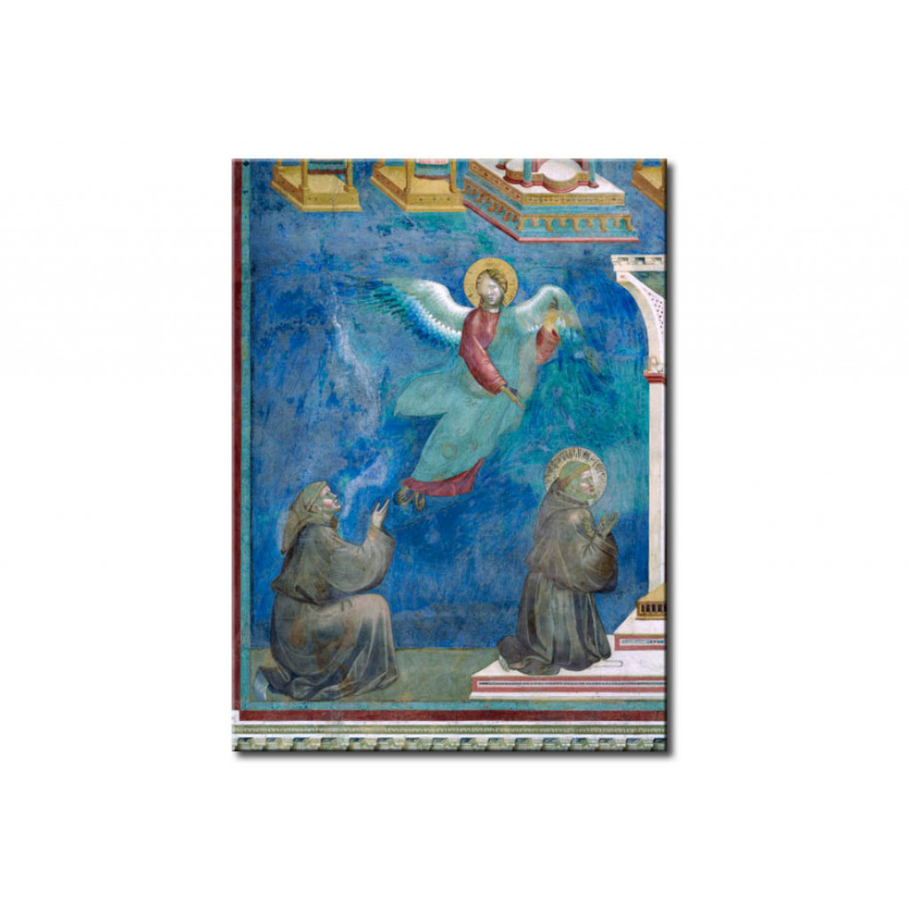 Schilderij  Giotto Di Bondone: The Vision Of The Throne